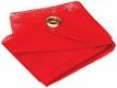 RoadPro 1818G 18 x 18 Red Mesh Warning Flag with Grommets