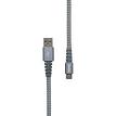 RoadKing RK06336 6' Heavy-Duty USB-C Charge and Sync Cable Silver