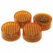 RoadPro RP-1277A4P LED 2 Round Sealed Lights - Amber 4-Pack Value Pack