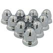 RoadPro RP-33SS10 33MM SS FLANGED LUGNUT COVERS 10-PK