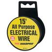 RoadPro RP1415 14-Gauge 15' All Purpose Electrical Wire - Black Spool