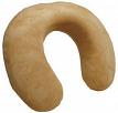 RoadPro RP2805 Neck Support Pillow with Memory Foam - Suede/Tan