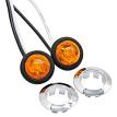 RoadPro RP534A2 0.75in. LED Clearance & Side Marker Lights 2-Pack Amber