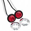 RoadPro RP534R2 0.75in. LED Clearance & Side Marker Lights 2-Pack Red