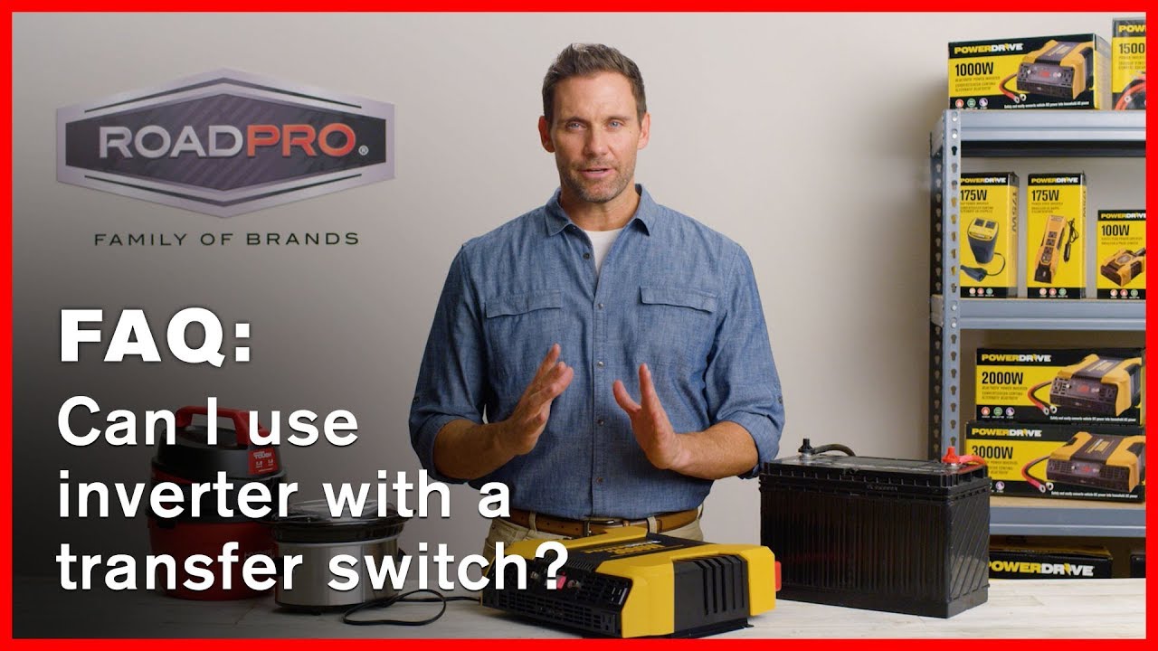 Powerdrive Inverter FAQ 4 Can an inverter be wired into a transfer switch for house or RV use?