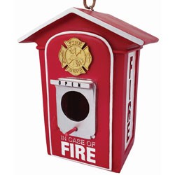 Spoontiques 10151S Fire Box Birdhouse 1
