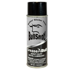 BullSnot 10899016 GreaseABull Spray Grease Metal Lubricant White Grease Spray Water-Resistant 11oz 1