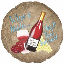 Spoontiques 13055 9 Inch Stepping Stone Wine 1