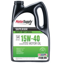 Motor Supply Co 194AD Motor Supply Co HD Engine Oil CK4 Diesel 1