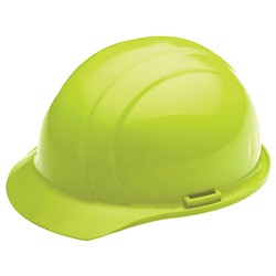 Erb Industries Inc. 19760L Americana Hi-Viz Lime Hard Hat 1