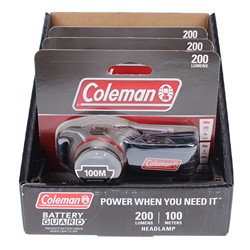 Coleman Company Inc. 2000038039 Coleman 200L Headlamp Duracell Batteries 1