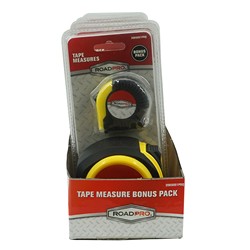 RoadPro 20DS001PDQ TAPE MEASURE BONUS PACK (2PK) 6PC PDQ 1