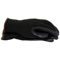 BlackCanyon Outfitters 30508L Latex Coated Work Gloves Flex Grip Rubber Coated Multipurpose Large 30508L 1