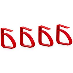 Camco 44003T Tablecloth Clamps Red 4-Pack 1