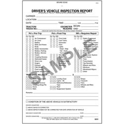 J.J. Keller 8253 Detailed Driver\'s Vehicle Inspection Report 1