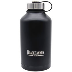 BlackCanyon Outfitters BCO64OZB 64oz. Water Bottle with Twist Lid - Black 1