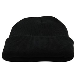 BlackCanyon Outfitters BCOBKH4 Basic Knit Black Cap 1
