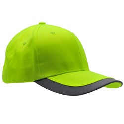 BlackCanyon Outfitters BCOSFCAP01 Safety Cap with Reflective Trim - Lime 1