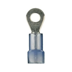 InstallBay by Metra BNRT516 16-14 Gauge 5/16 Nylon Ring Terminal Blue 100-Pack 1