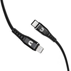 Cummins CMN4705 Lightning&reg; to Type C&reg; USB Braided Flex Cable and Wrap Attachment 4ft CMN4705 1