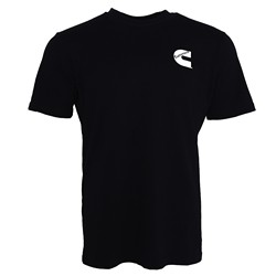 Cummins CMN4761 Cummins Unisex T-Shirt Short Sleeve Black Cotton Tagless Tee CMN4761 - Large 1