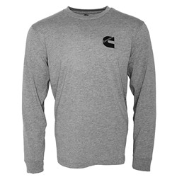 Cummins CMN4786 Cummins Unisex Long Sleeve T-shirt Cotton Blend Tee in Sport Gray CMN4786 - 2XL 1