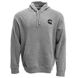 Cummins CMN5004 Unisex Fleece Pullover Hoodie Sweatshirt in Gray in Comfortable Cotton Blend 4XL CMN5004 1