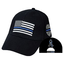 Eagle Emblems CP1701 EE CAP-POLICE THIN BLUE LINE 1