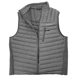 Caribou Pass Trading Post CPBVNY Ultra Poly Fill Gray Bubble Vest 1