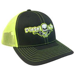 Diesel Life DLH05CY Snap Back Hat with Diesel Life Logo Charcoal/Green 1