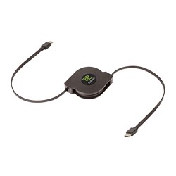 Retrak ETPRUC10 Premier Retractable 10 ft USB-C to C C 1
