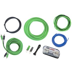 DB Link Wiring GK8MANL AMP KIT 8GA MANL XTREME GREEN 1