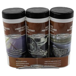 RoadPro HMPAPW3 Auto Wipes Canister 3 Pack 1