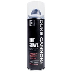 Duke Cannon Supply Co HOTSHAVECAN1 Hot Shave Clear Shaving Gel Can 1