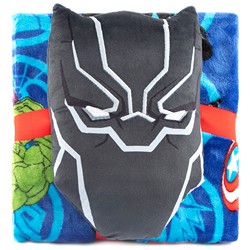 Marvel Merchandise JF18406CD Avengers Nogginz and Travel Blanket Set 1