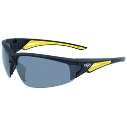 Global Vision Eyewear LEVYLFM Leverage Flash Mirror Matte BLK/YL Frame 1