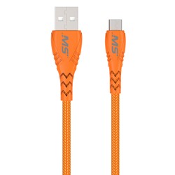 MobileSpec MB06714 MS 10 HI VIS MICRO SYNC CABLE OR 1