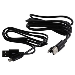 MobileSpec MB20LIG2PKB 4Ft & 8Ft Lightning to USB Cables 1