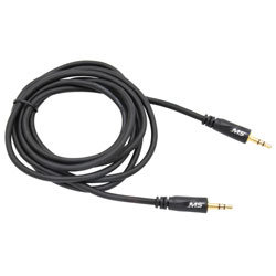 MobileSpec MBS12101 6\' 3.5mm to 3.5mm Auxiliary Cable Black 1