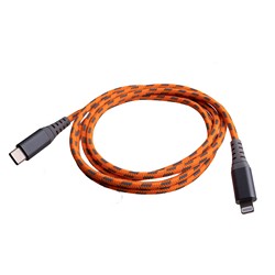 MobileSpec MBSHV0425 HiVis 4ft Lightning&reg; to USB-C&trade; Cable 1