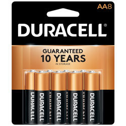 Duracell MN-1500B8 AA Alkaline Battery 8-Pack 1