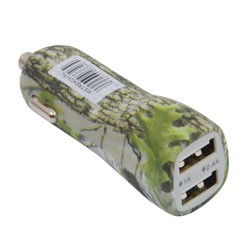 MobileSpec MSTREKDUAL 12V Dual 2.4A USB Power Adapter 20-Piece Display Camouflage 1