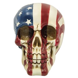 Treasure Cove P754107 SKULL AMERICAN FLAG 1
