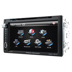 Power Acoustik PD651B 6.5 .in DOUBLE DIN MULTIMEDIA SOURCE 1