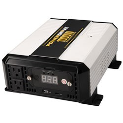 PowerDrive PDIPS1000B 1000 Watt Bluetooth Pure Sine Wave Power Inverter 1