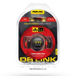 DB Link Wiring PWR4ANL Complete 12-Volt Amp Installation Kit 4-Gauge Amplifier Wiring Kit PWR4ANL 1
