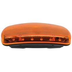 RoadPro RP6350A LED Warning Light with Magnet Mount - Amber Lens 1