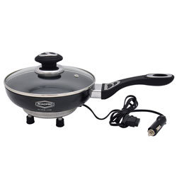RoadPro RPFP335NS 12-Volt Portable Frying Pan with Non-Stick Surface 1