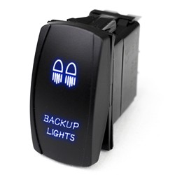 Race Sport RSLJ2B LED Rocker Switch w/ Blue LED Radiance 1