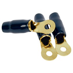 DB Link Wiring RT020GBK RING TERM. 0GA 5/16 .in BLACK GOLD 20PK 1